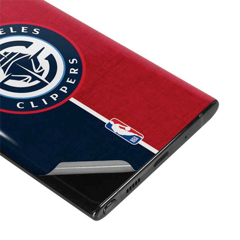 NBA LA Clippers Canvas Galaxy Note 10 Skin